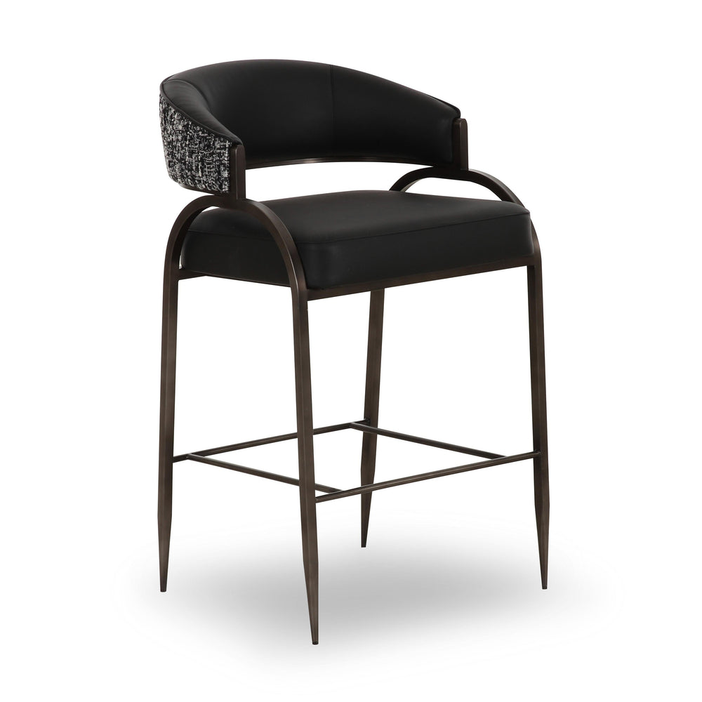 Tatum 2-Tone Performance Vegan Leather Counter Stool