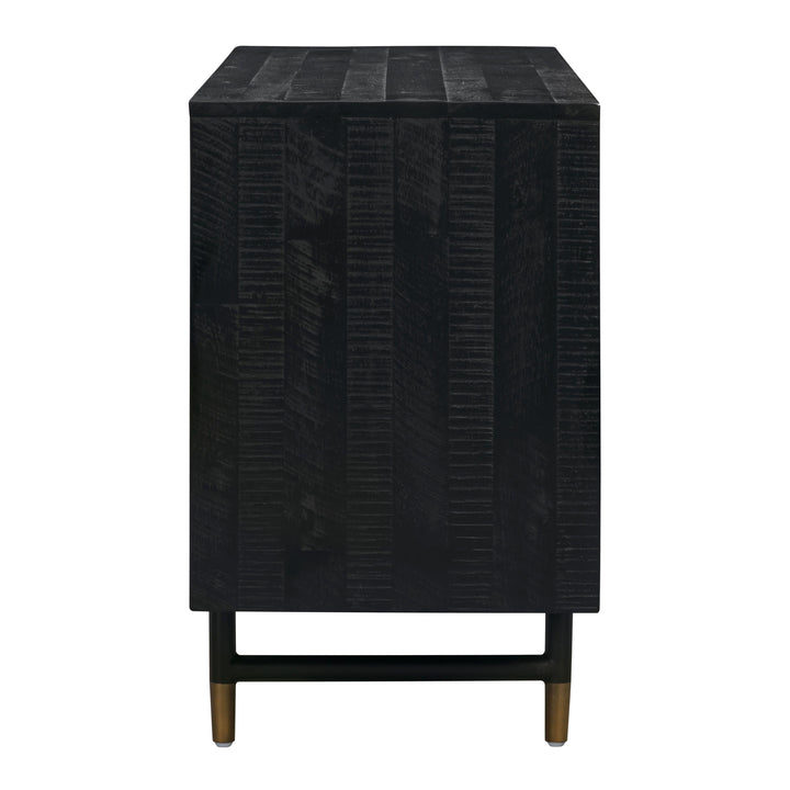 Gatsby 66" Black Acacia Wood Buffet