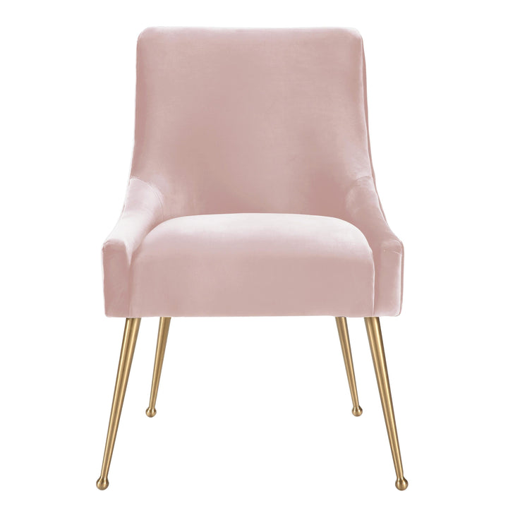 Beatrix Blush Performance Velvet Dining Chair