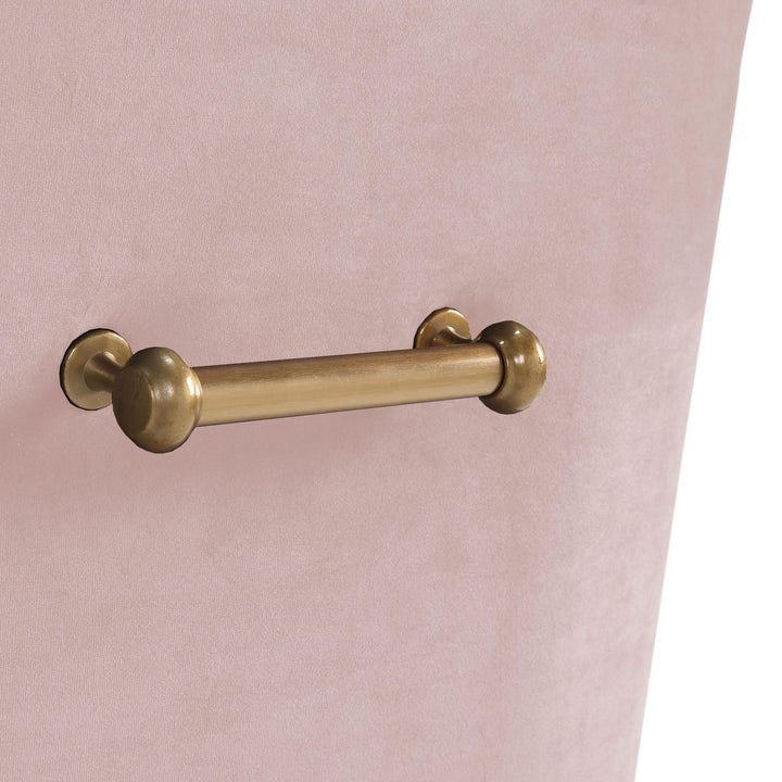 Beatrix Blush Performance Velvet Dining Chair