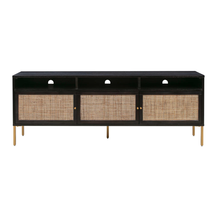 Sierra 65" Cane Media Console - Black