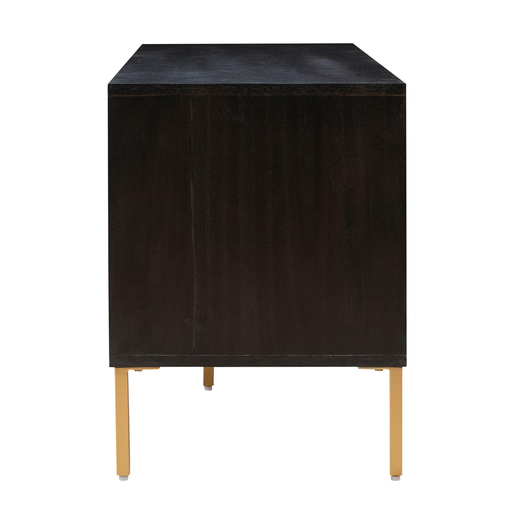 Sierra 65" Cane Media Console - Black