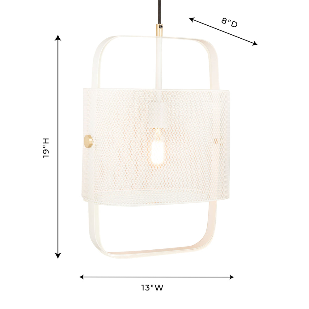 Klaus White Metal Pendant Lamp