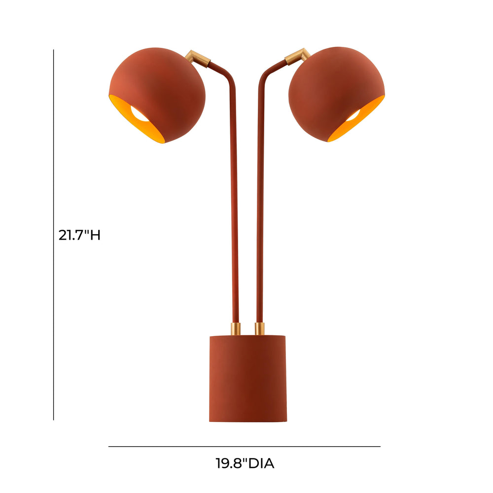 Hubli Red Terracotta Table Lamp