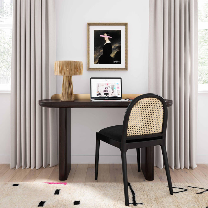 Shelby Natural Raffia Table Lamp