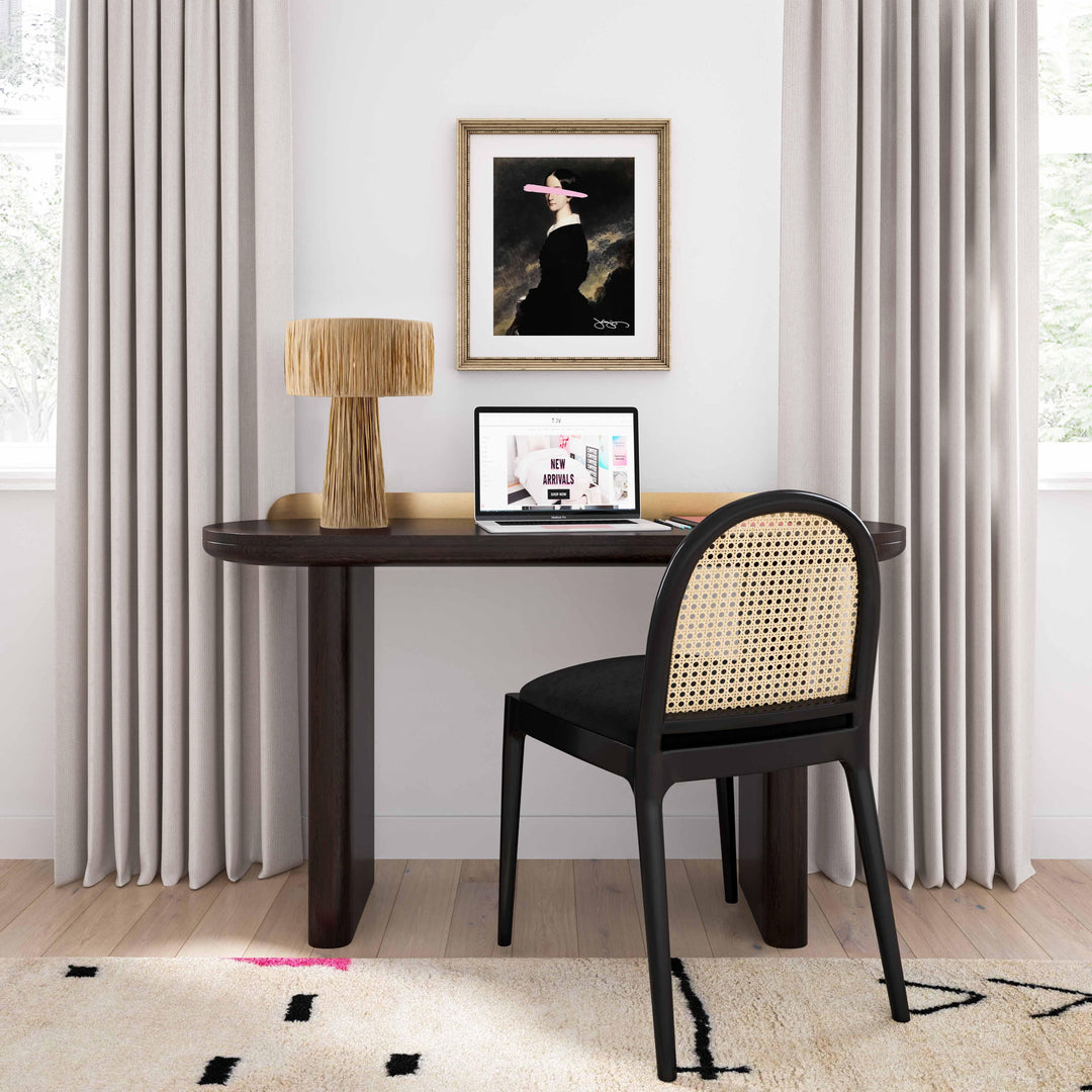 Shelby Natural Raffia Table Lamp