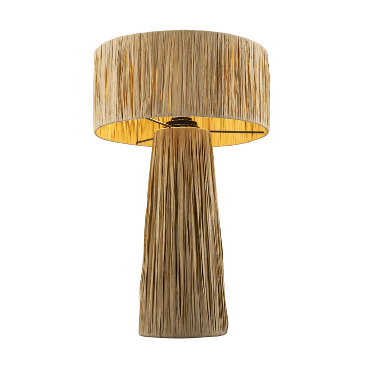 Shelby Natural Raffia Table Lamp