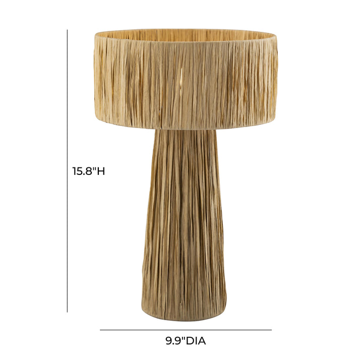 Shelby Natural Raffia Table Lamp
