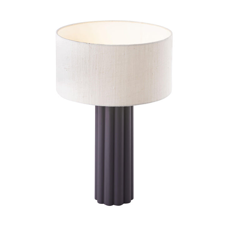 Latur Grey &amp;amp; White Table Lamp