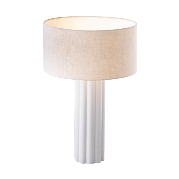 Latur Cream &amp;amp; White Table Lamp
