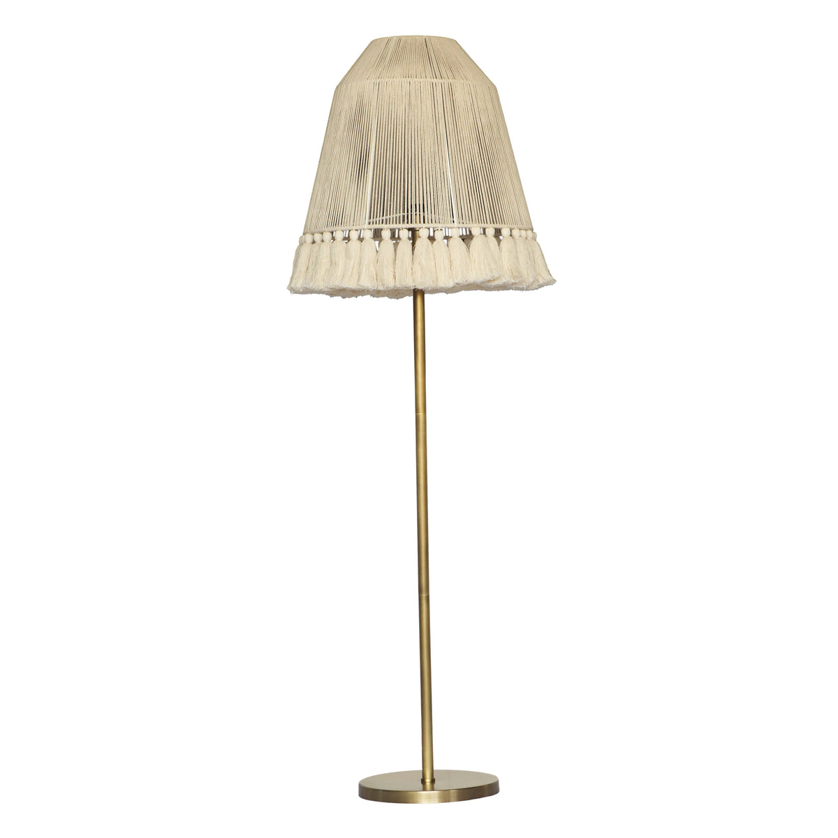 June White Floor Lamp - Medium