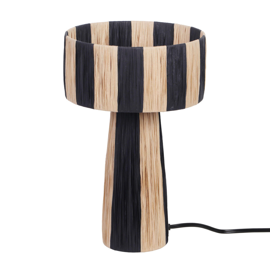Shelby Cream Raffia Table Lamp