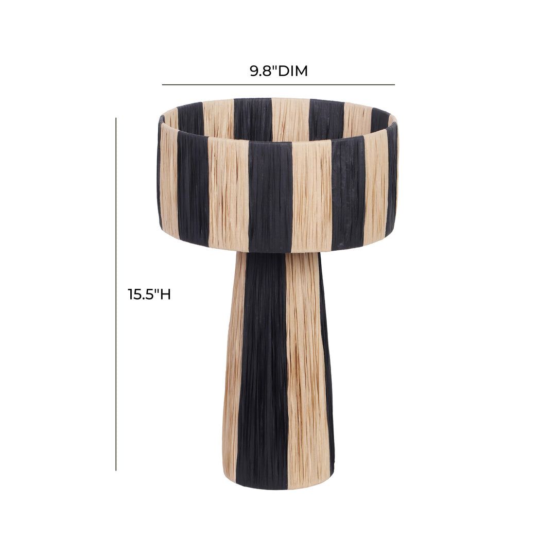 Shelby Cream Raffia Table Lamp