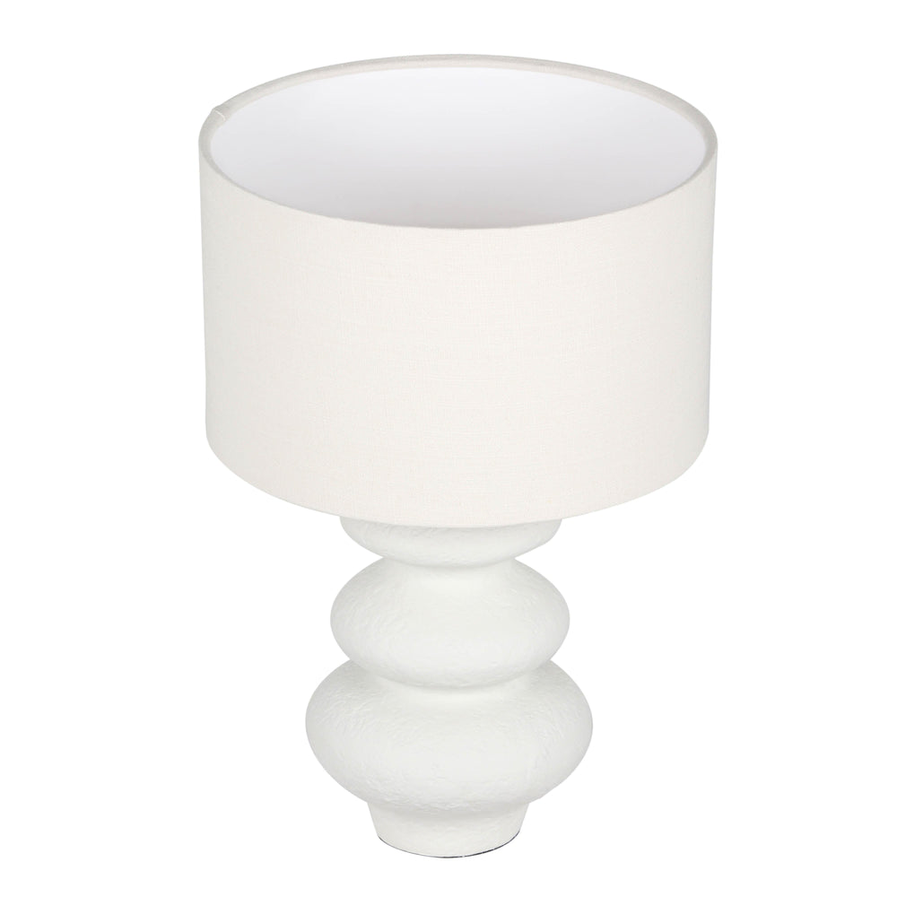 Riviera Cream Textured Table Lamp