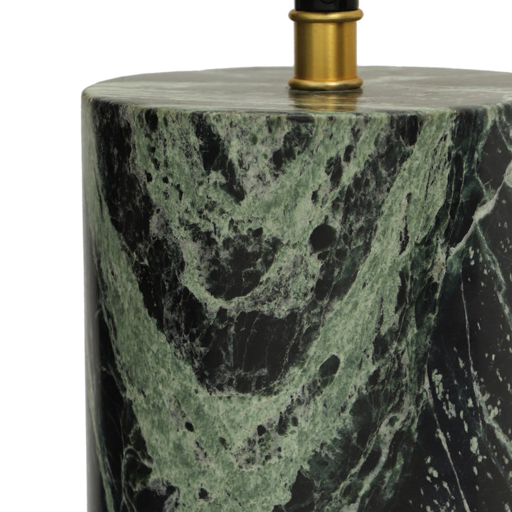 Mable Green Marble Print Table Lamp