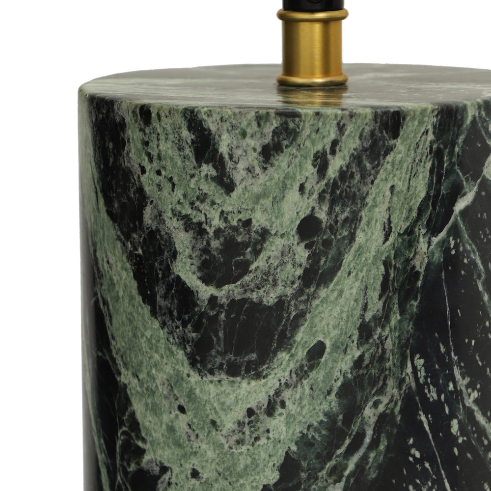 Mable Green Marble Print Table Lamp