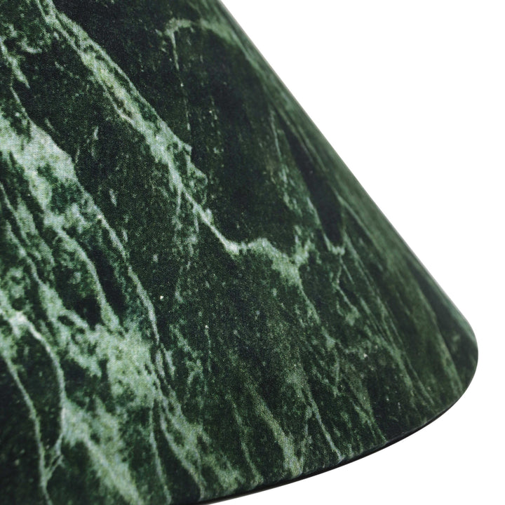 Mable Green Marble Print Table Lamp