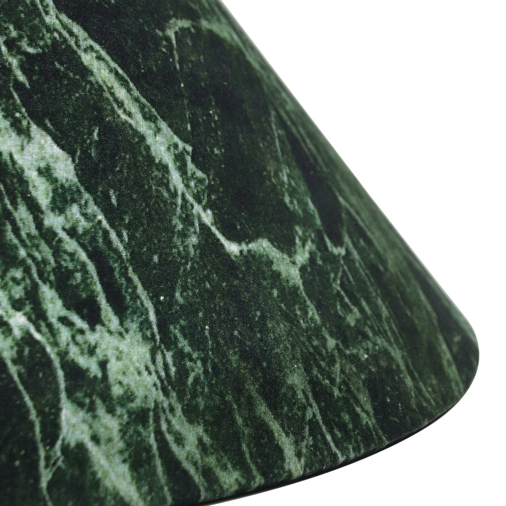 Mable Green Marble Print Table Lamp