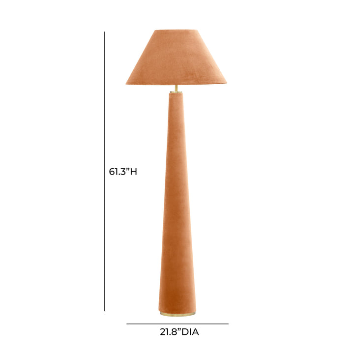 Graham Velvet Floor Lamp