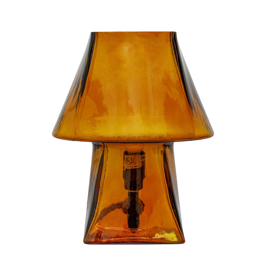 Luca Amber Glass Mini Table Lamp
