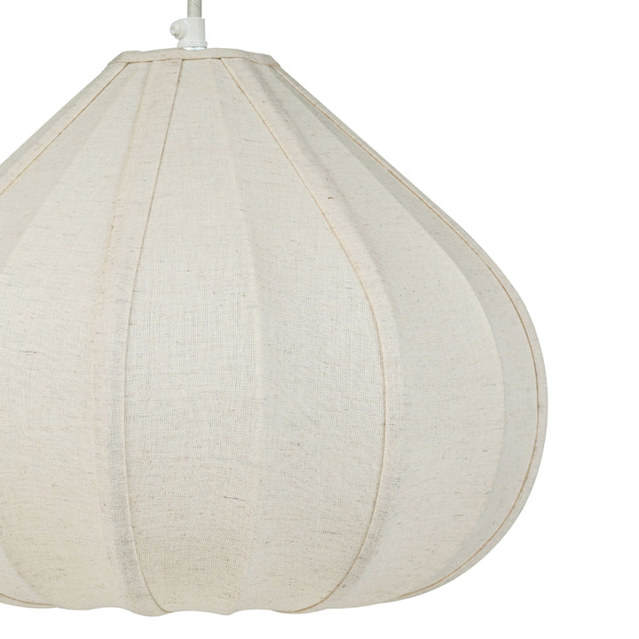 Zubeda Cotton Teardrop Pendant Lamp - Small