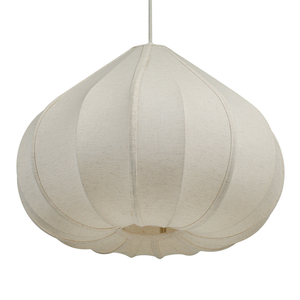 Zubeda Cotton Teardrop Pendant Lamp - Large
