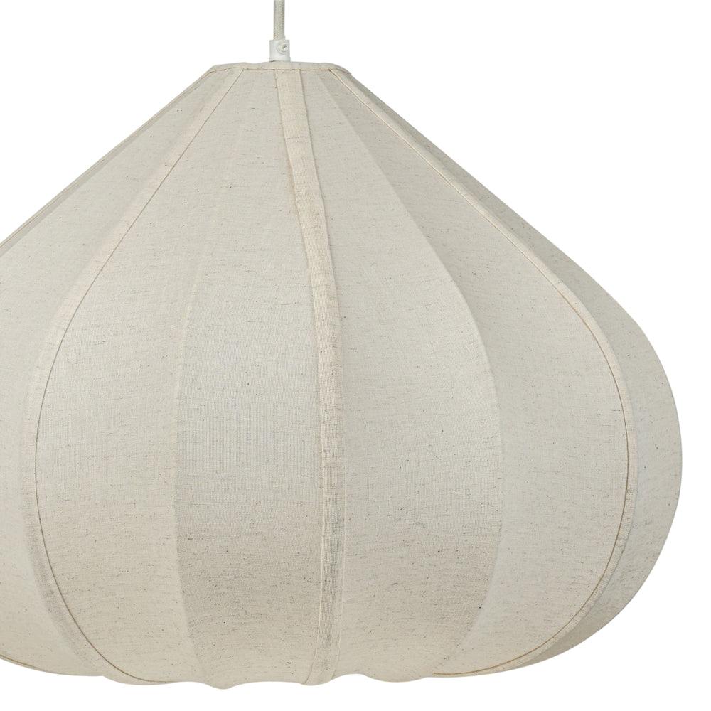 Zubeda Cotton Teardrop Pendant Lamp - Large