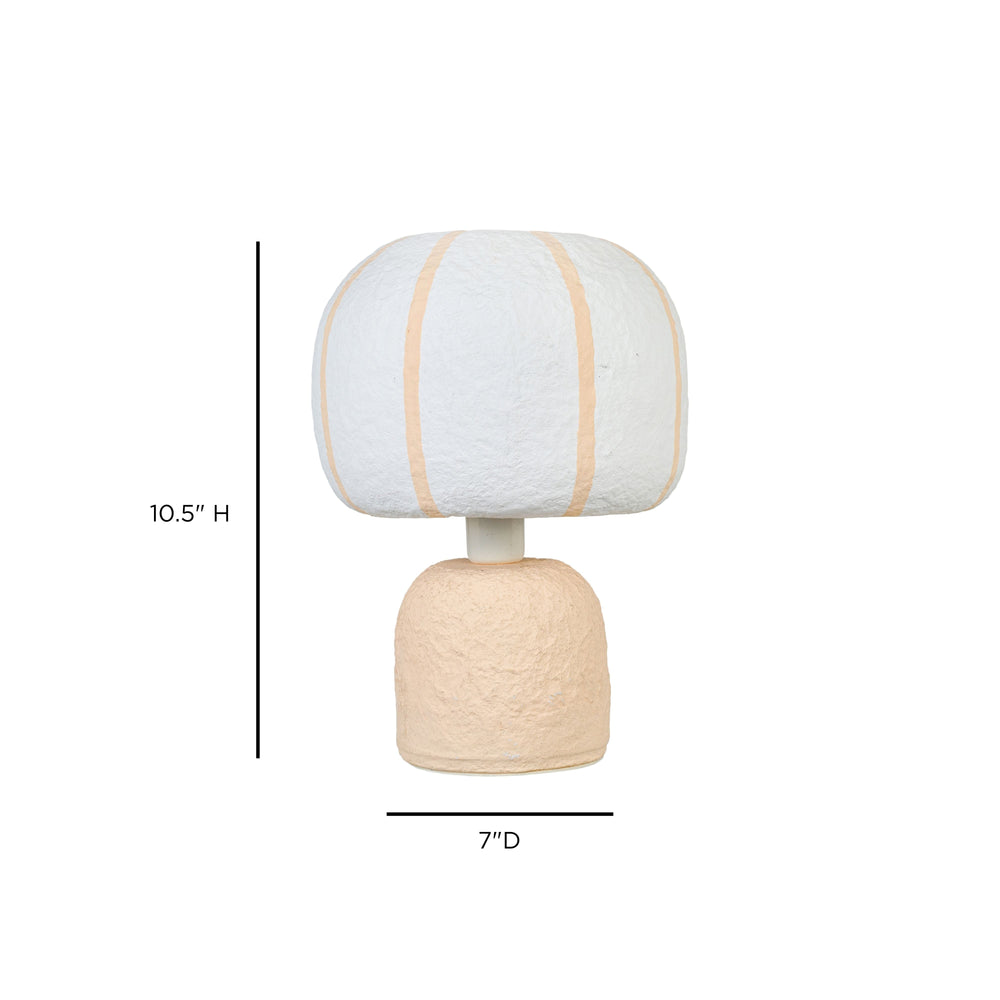 Margate Cotton Mache Table Lamp