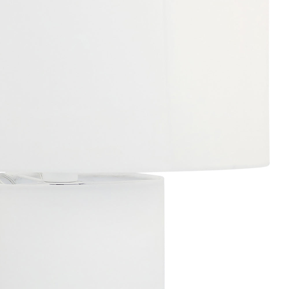 Cleopatra Cream Linen Floor Lamp