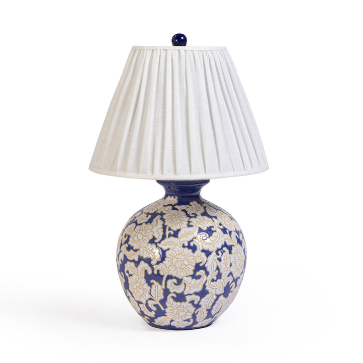 Diana Blue &amp;amp; White Table Lamp