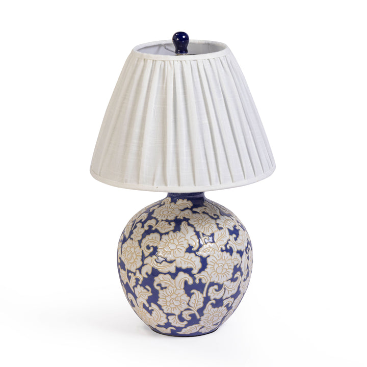 Diana Blue &amp;amp; White Table Lamp