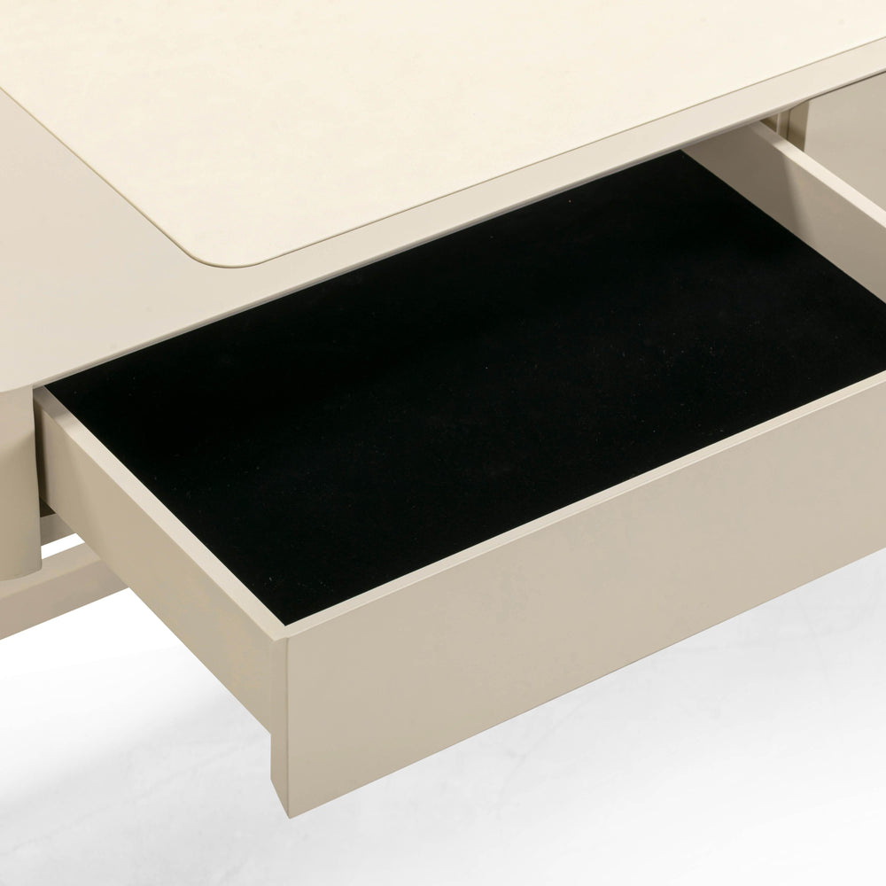 Alfalfa 52" Taupe 2-Drawer Desk