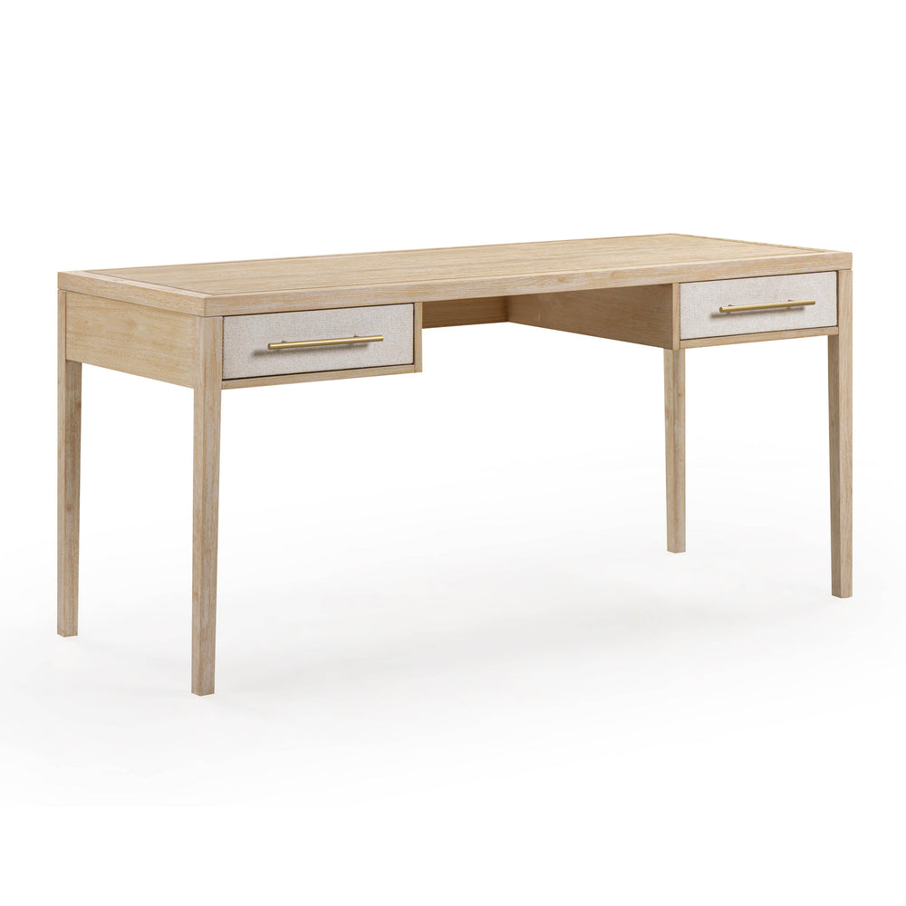 Hera 62" Natural Washed Executive Desk