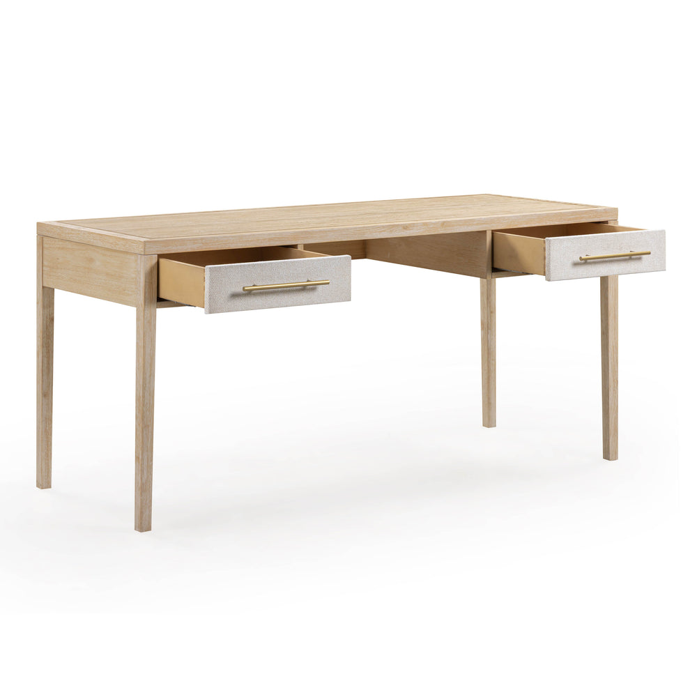 Hera 62" Natural Washed Executive Desk