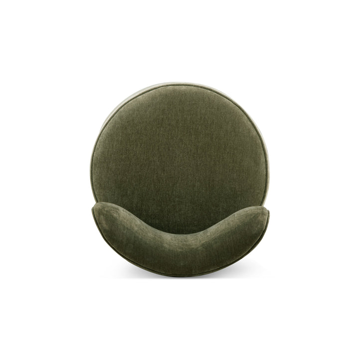 Amaya Green Upcycled Contract-Grade Chenille Swivel Desk Chair