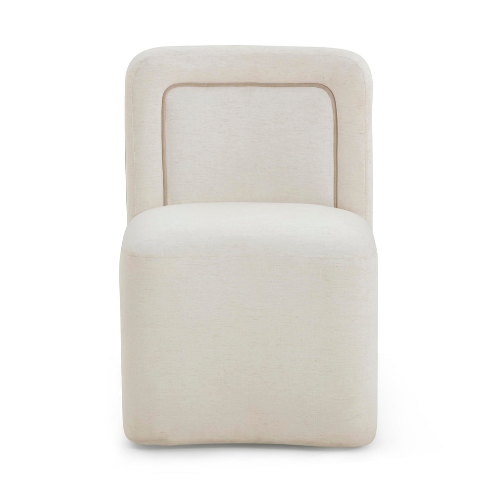 Dolce Performance Velvet Rolling Desk Chair
