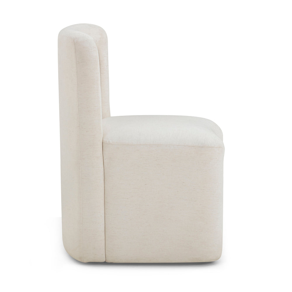 Dolce Performance Velvet Rolling Desk Chair