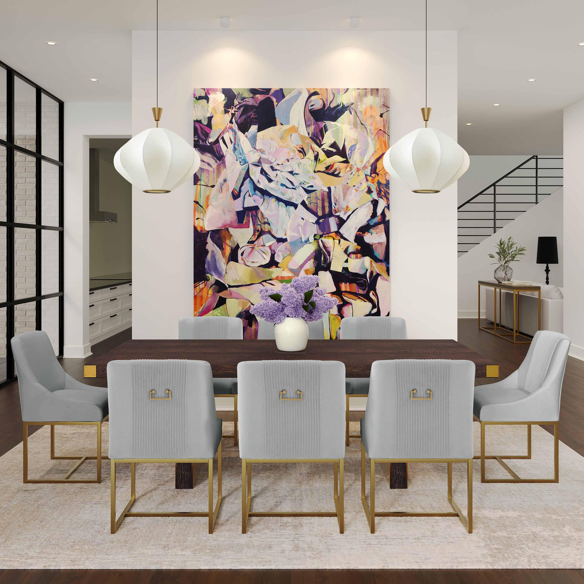 Lisa Pleated Performance Velvet Dining Chair by Inspire Me! Home Decor