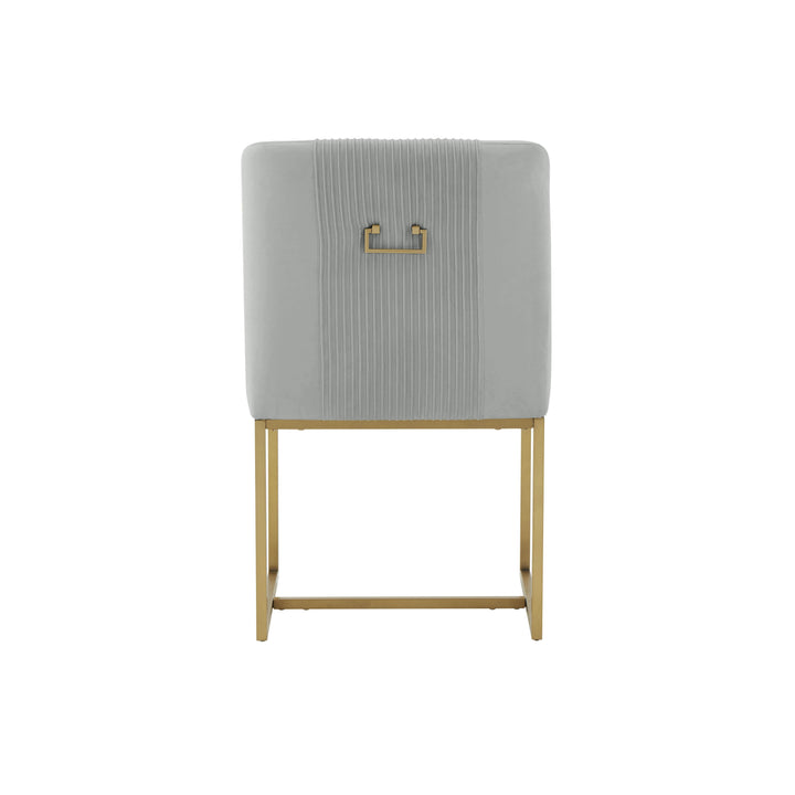 Lisa Pleated Performance Velvet Dining Chair by Inspire Me! Home Decor