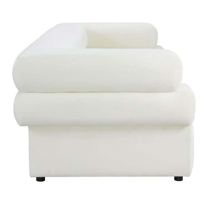 Elsa 98" Performance Fabric Sofa by Inspire Me! Home Decor