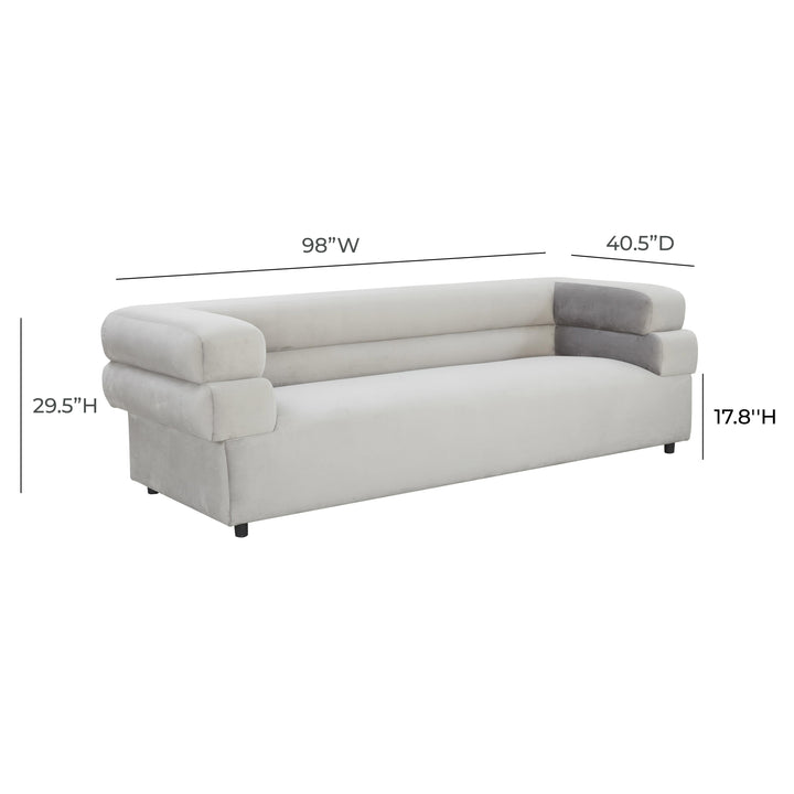 Elsa 98" Performance Fabric Sofa by Inspire Me! Home Decor