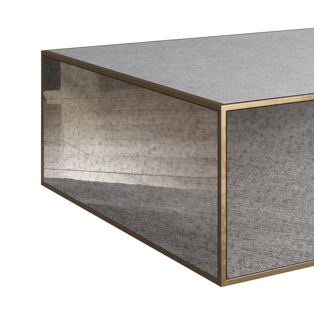 Lana 48" Mirrored Square Coffee Table by Inspire Me! Home Decor
