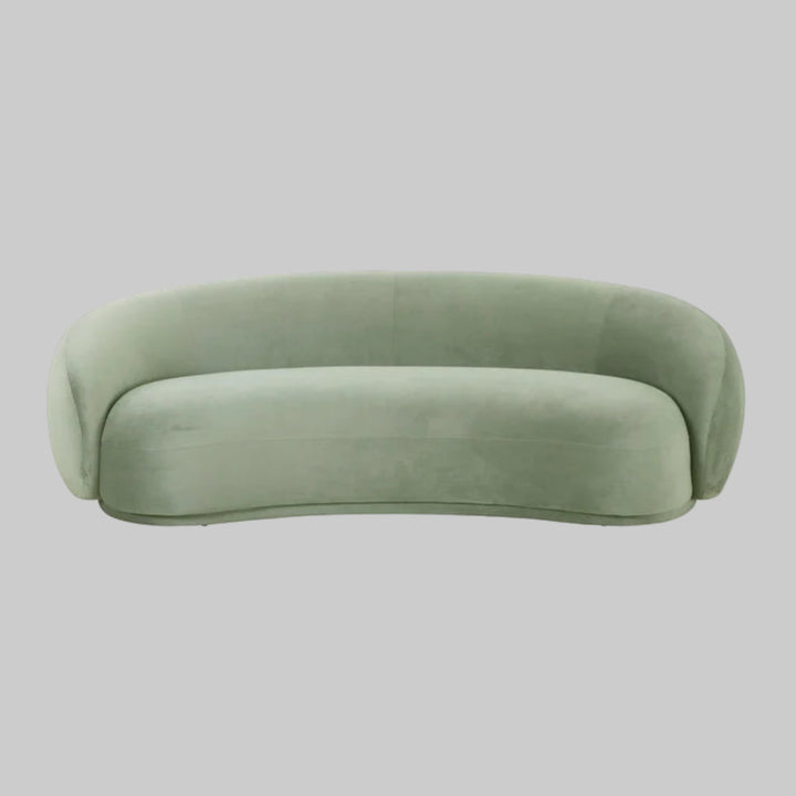 TOV Kendall 90" Velvet Sofa - Moss Green