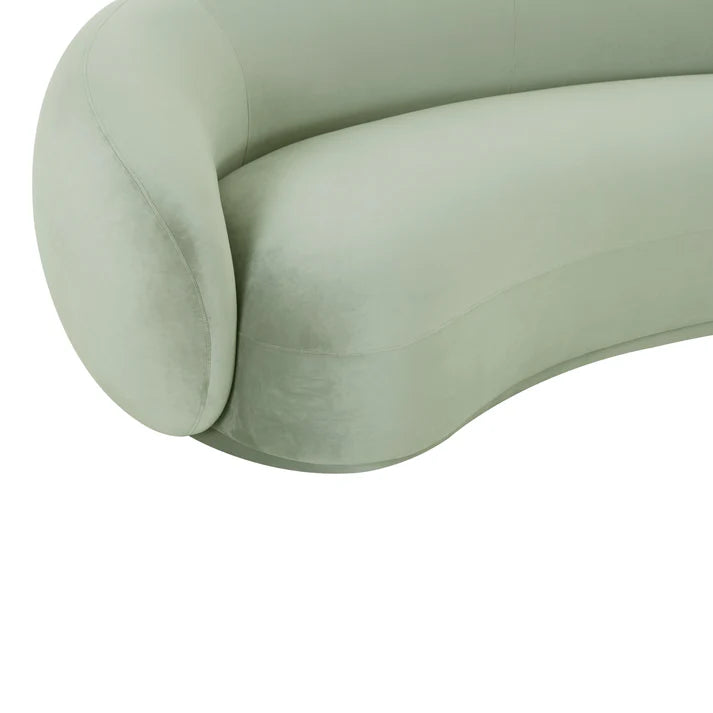 Kendall 90" Velvet Sofa - Moss Green