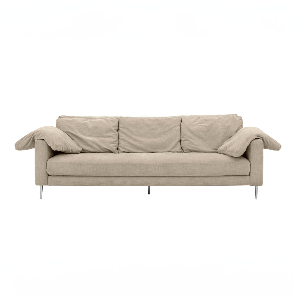 Vari 90" Textured Performance Velvet Lounge Sofa