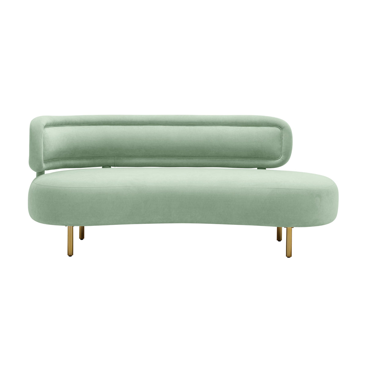 Tischa 70" Performance Fabric Sofa - Mint Green