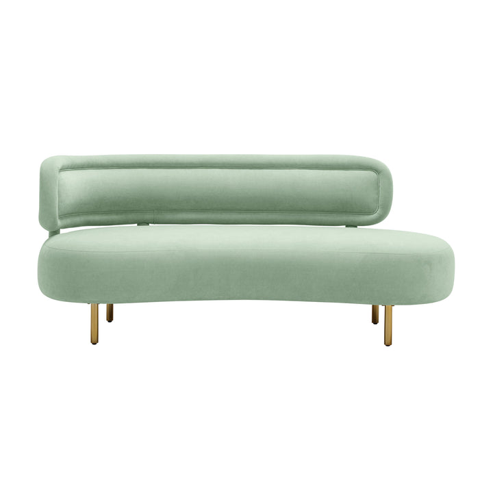 Tischa 70" Performance Fabric Sofa - Mint Green