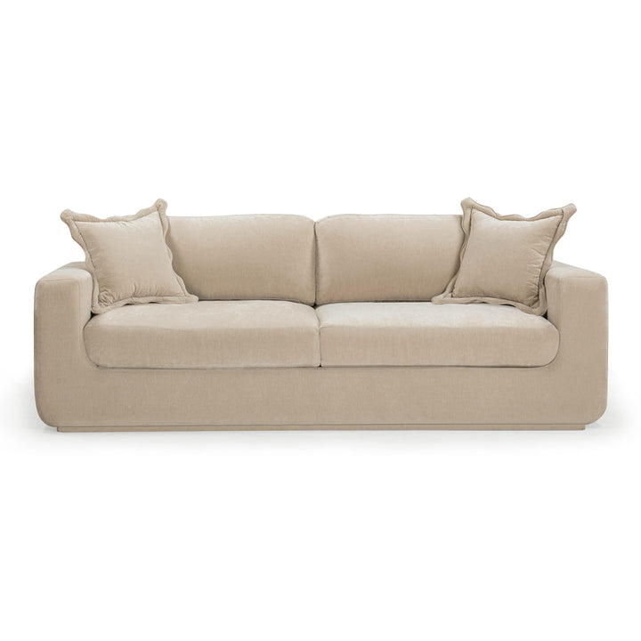 Miri 90.5" Upcycled Contract-Grade Washed Velvet Sofa