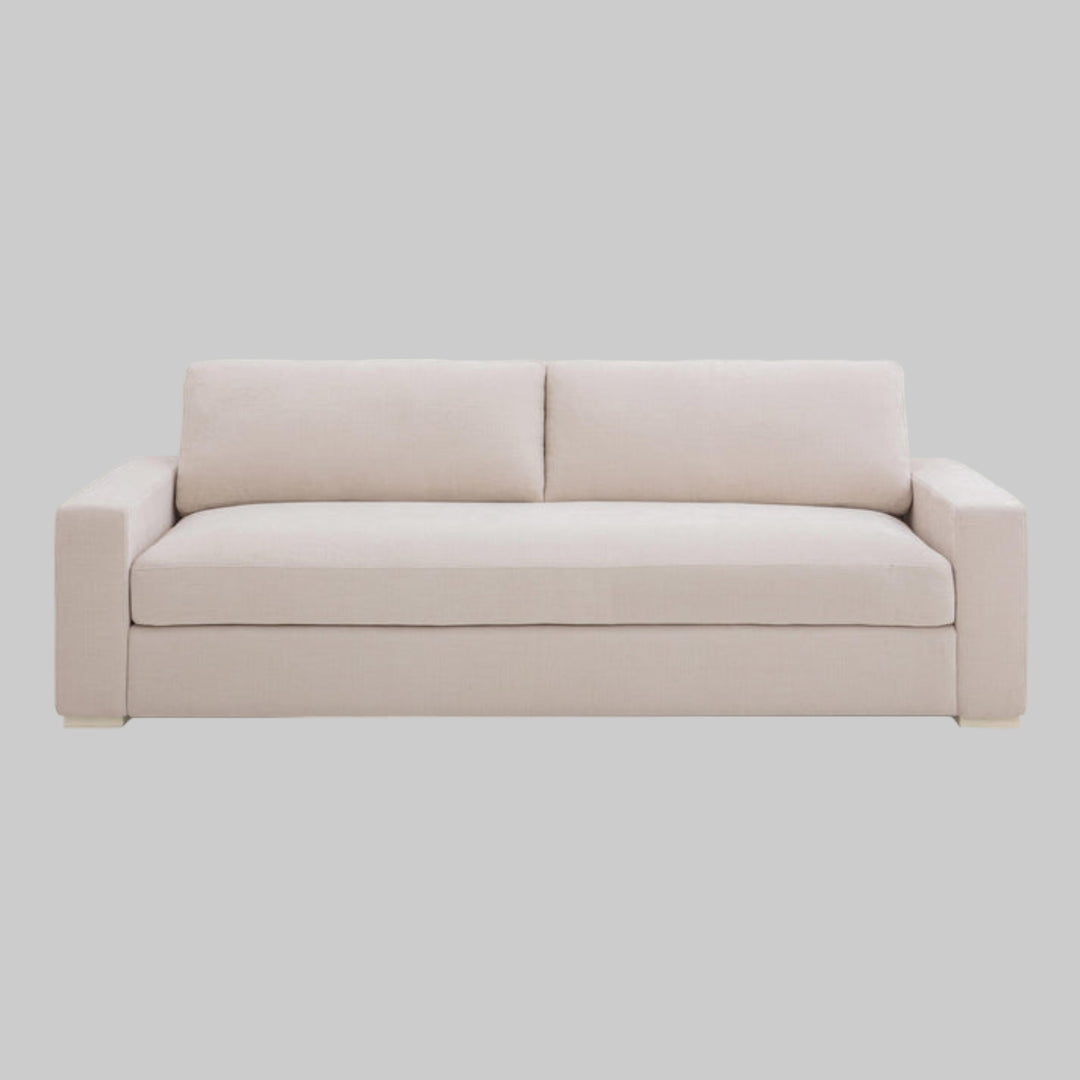 Beckham 96" Performance Chenille Sofa - Cream