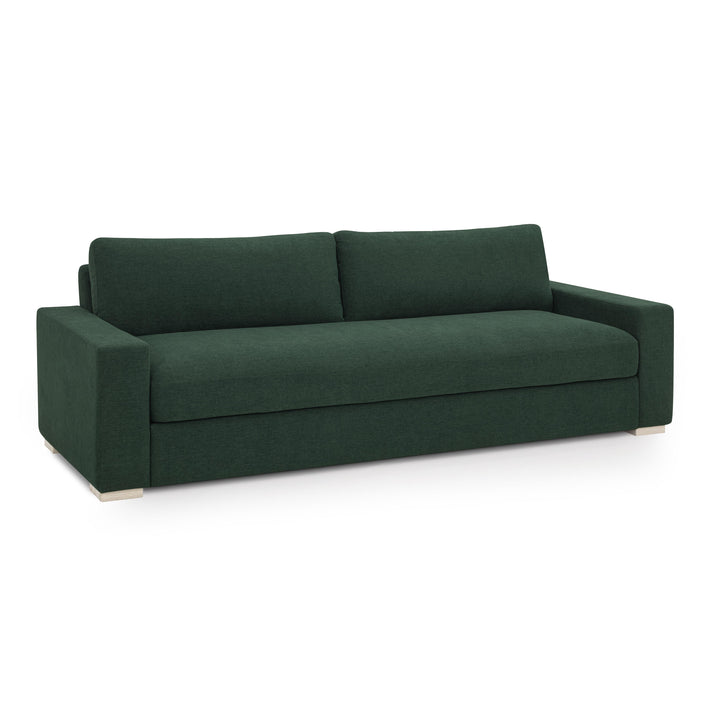 Beckham 96" Performance Chenille Sofa - Olive Green